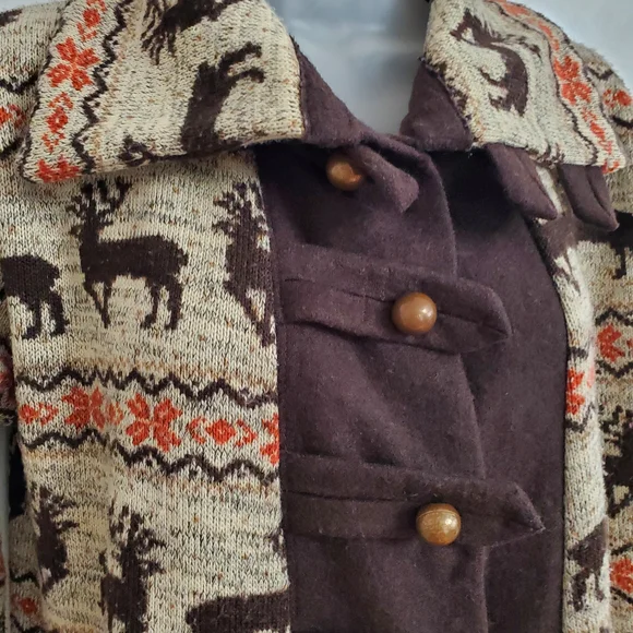 Fabulous Wool & Fleece Coat Large - Picture 4 of 9